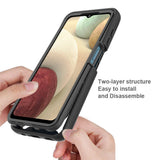 Husa 360, Techsuit, Samsung Galaxy A12, Negru
