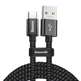 Cablu, Baseus Type-C la USB, 5A 1m, Negru