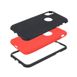 Husa Silicon Defender 3 in 1 , Samsung Galaxy A6+ 2018, Negru