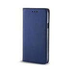 Husa Tip Carte, Smart Magnetic, Huawei Y6P, Albastru Inchis