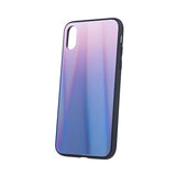 Husa Aurora Glass, Huawei Mate 20 Lite, Maro-Negru