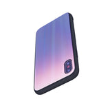 Husa Aurora Glass, Samsung Galaxy A20E, Maro-Negru