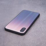 Husa Aurora Glass, Huawei Mate 20 Lite, Maro-Negru