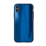 Husa Aurora Glass Samsung S20, Albastru inchis