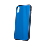 Husa Aurora Glass, iPhone 7 Plus/8 Plus, Albastru