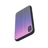 Husa Aurora Glass, Samsung Galaxy A12/M12, Roz-Negru