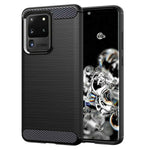 Husa Carbon pentru Samsung Galaxy S20 Ultra, Negru