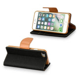 Husa Tip Carte, iPhone 7/8 Plus, Negru