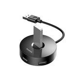 Adaptor, Baseus, HUB USB 3.0 la 4 X USB, Negru