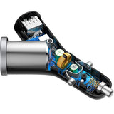 Incarcator Auto Baseus, Y-Type CCALL-YX01 cu Extensie Bricheta 2xUsb 3.4A, Negru