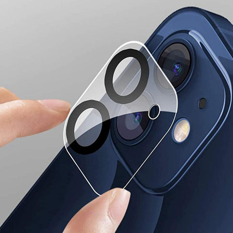 Folie de Protectie pentru Camera, Lito, iPhone 12 Mini, Transparent-Negru