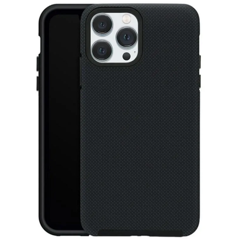 Husă hibridă PRIO DOUBLE SHELL pentru Iphone 14 PRO MAX, negru