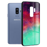 Husa Glaze Glass, Techsuit, Samsung Galaxy S9 Plus, Fiery Ocean