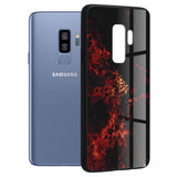 Husa Glaze Glass, Samsung Galaxy S9 Plus, Red Nebula