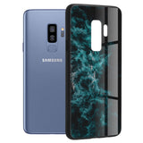 Husa Glaze Glass, Samsung Galaxy S9 Plus, Blue Nebula