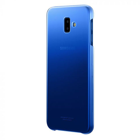 Carcasa Originala Samsung Galaxy J6 Plus Gradation Cover, Albastru