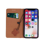 Husa din piele, Smart Pro, tip carte, Samsung Galaxy A42 5G, maro