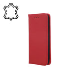 Husa din piele Smart Pro, Samsung Galaxy A42 5G, Rosu