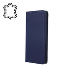 Husa din piele, Smart Pro, tip carte pentru Huawei P40, albastru