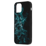 Husa Glaze Glass, Techsuit, iPhone 12/ 12 Pro, Blue Nebula