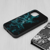 Husa Glaze Glass, Techsuit, iPhone 12/ 12 Pro, Blue Nebula