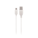 Set Maxlife, Cablu + Adaptor, USB la Type-C, 1.0M, 1A, Alb