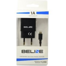 Încărcător de călătorie Beline 1x USB + lightning 1A negru