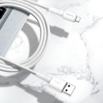 Cablu de Date/Incarcare Baseus, USB MicroUSB 1M, 2.4 A, Alb