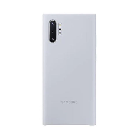 Husa de protectie Originala Samsung Silicone Cover pentru Galaxy Note 10+, Gri