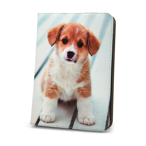 Husa universala Cute Puppy pentru tableta de 9-10