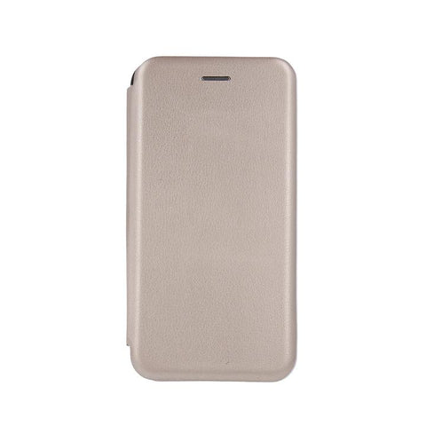 Husa Tip Carte, Samsung Galaxy A12, Auriu
