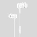 Casti Audio cu Fir, XO S25, Mufa Jack 3.5mm, Alb