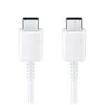 Cablu de Date si Incarcare, Type-C la USB Type-C, Samsung Original, Alb