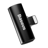 Adaptor Baseus, 2 porturi Lighting, Negru