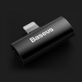 Adaptor Baseus, 2 porturi Lighting, Negru