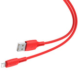 Cablu de Incarcare, Baseus, USB la Lightning, 1,2m, 2.4A, Rosu