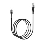 Cablu Borofone Munificent USB - USB-C 1,0 m 3A, Negru