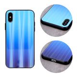 Husa Aurora Glass, Samsung Galaxy A10, Albastru