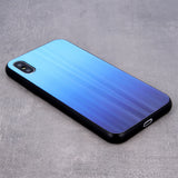 Husa Aurora Glass, Samsung Galaxy A20E, Albastru