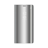 Husa Flip Tip Carte  Samsung Galaxy A40 Smart Clear View Argintiu