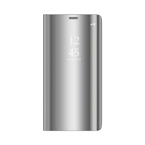 Husa Tip Carte, Clear View, Samsung Galaxy S20 Ultra, Gri