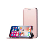 Husa Tip Carte, Smart Diva, Samsung Galaxy A22 4G, Roz-Auriu
