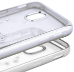 Husa Silicon, Samsung Galaxy S7, Argintiu cu Pietricele
