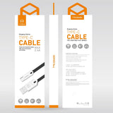 Cablu de Date Mcdodo, Gorgeous Series, USB La USB-C Type-C, 1m 2,4A CA-4881, Negru