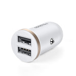 Încărcător auto Mcdodo Cuttlefish 2USB, 2.4A CC-6600, Alb