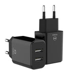 Adaptor Baseus, 2xUSB, 2,4A, Negru