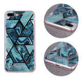 Husa Silicon, Xiaomi Redmi 9A/9AT/9i, Print de Marmura, Albastru Inchis