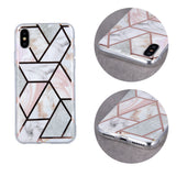 Husa Silicon, Xiaomi Redmi 9A/9AT/9i, Print de Marmura, Roz