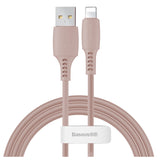 Cablu de Incarcare, Baseus, USB la Lightning, 1,2m, 2.4A, Roz