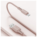 Cablu de Incarcare, Baseus, USB la Lightning, 1,2m, 2.4A, Roz